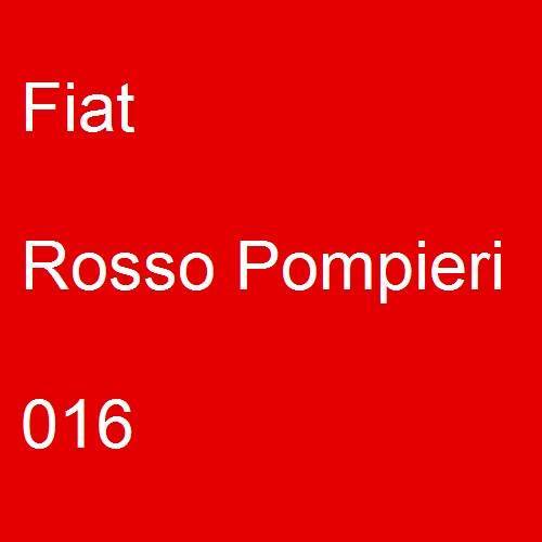 Fiat, Rosso Pompieri, 016.